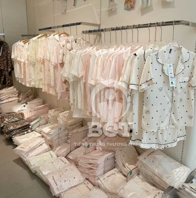 từ vựng tiếng Trung về quần áo