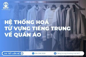 hệ thống hoá từ vựng về quần áo